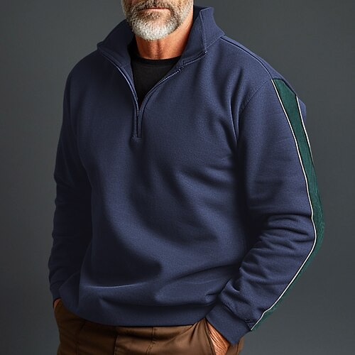Homens Moletom Moletom com zíper Preto Verde Tropa Azul Marinha Marron Meio Zíper Bloco de cor Patchwork Desportos e Ar livre Diário Feriado Roupa de rua Básico Casual Primavera Outono Roupa
Homens Moletom Moletom com zíper Preto Verde Tropa Azul Marinha Marron Meio Zíper Bloco de cor Patchwork Desportos e Ar livre Diário Feriado Roupa de rua Básico Casual Primavera Outono Roupa