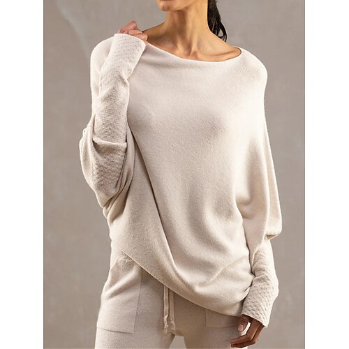 Pull Femme A côtes Tricoter Epaules Dénudées Acrylique Tricoté Automne Hiver Normal Extérieur du quotidien Sortie Mode Vêtement de rue Décontractées manche longue Couleur unie Noir Rose Claire bleu
Pull Femme A côtes Tricoter Epaules Dénudées Acrylique Tricoté Automne Hiver Normal Extérieur du quotidien Sortie Mode Vêtement de rue Décontractées manche longue Couleur unie Noir Rose Claire bleu