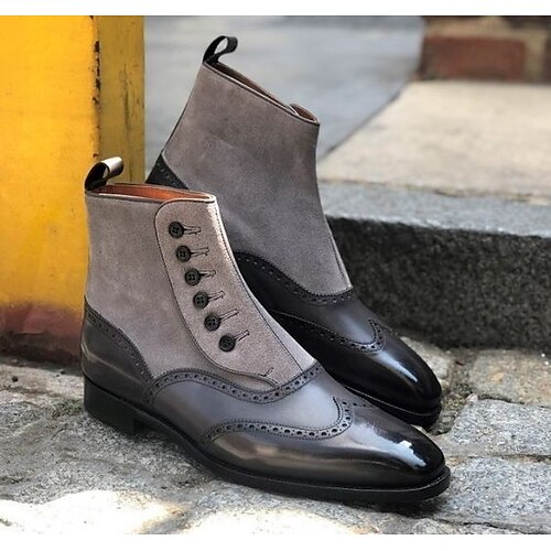 Herren Stiefel Knopfstiefel Formale Schuhe Abendschuhe Wanderschuhe Geschäftlich Brautkleider schlicht Britisch Täglich Büro Karriere PU Plüsch Körpergröße erhöhen Mittelhohe Stiefel Reißverschluss
Herren Stiefel Knopfstiefel Formale Schuhe Abendschuhe Wanderschuhe Geschäftlich Brautkleider schlicht Britisch Täglich Büro Karriere PU Plüsch Körpergröße erhöhen Mittelhohe Stiefel Reißverschluss
