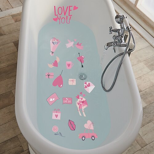 Autocollant mural auto-adhésif imperméable et romantique, 6 pièces, dessin animé, antidérapant, décoratif pour baignoire.
Autocollant mural auto-adhésif imperméable et romantique, 6 pièces, dessin animé, antidérapant, décoratif pour baignoire.