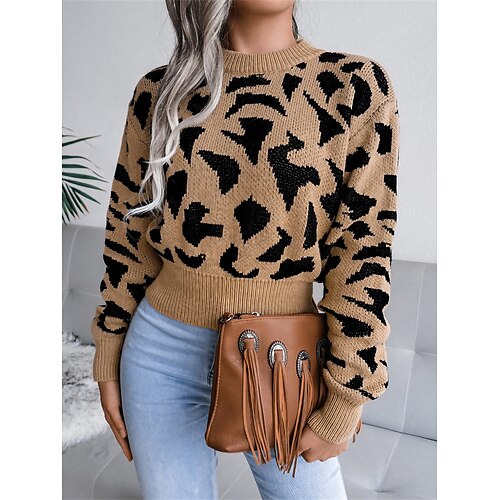 Damen Pullover Rundhalsausschnitt Gerippt Stricken Acryl Patchwork Herbst Winter Kurz Outdoor Täglich Festtage Stilvoll Brautkleider schlicht Weich Langarm Leopard Rote Blau Khaki S M L
Damen Pullover Rundhalsausschnitt Gerippt Stricken Acryl Patchwork Herbst Winter Kurz Outdoor Täglich Festtage Stilvoll Brautkleider schlicht Weich Langarm Leopard Rote Blau Khaki S M L
