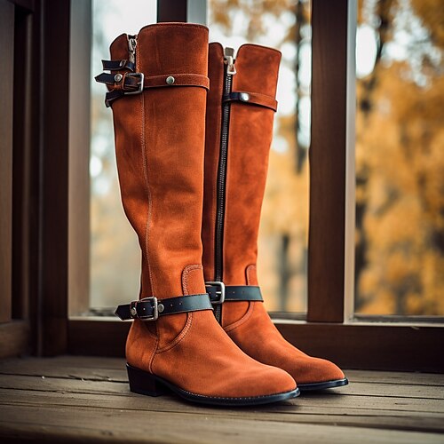 Damen Stiefel Bikerstiefel Cowboy Westernstiefel Heim Täglich Innenfutter aus Fleece Kniehohe Stiefel Schnalle Blockabsatz Flacher Absatz Runde Zehe Punk Urlaub Vintage Kunst-Veloursleder
Damen Stiefel Bikerstiefel Cowboy Westernstiefel Heim Täglich Innenfutter aus Fleece Kniehohe Stiefel Schnalle Blockabsatz Flacher Absatz Runde Zehe Punk Urlaub Vintage Kunst-Veloursleder