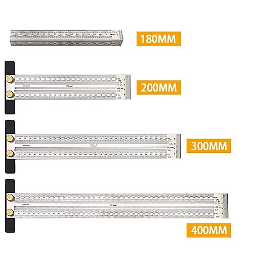 Régua quadrada t de marcação de precisão, régua de linha de aço inoxidável, escala de furos, ferramenta de marca de carpinteiro para marcação precisa para produção de móveis para trabalhar madeira
Régua quadrada t de marcação de precisão, régua de linha de aço inoxidável, escala de furos, ferramenta de marca de carpinteiro para marcação precisa para produção de móveis para trabalhar madeira