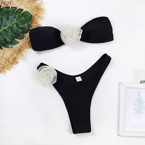 Mulheres Roupa de Banho Biquíni Normal roupa de banho Purpurina Sem Alças Cintura alta Côr Sólida Preto Acolchoado Sem Alças Fatos de banho Sensual Havaiana Sensual
Mulheres Roupa de Banho Biquíni Normal roupa de banho Purpurina Sem Alças Cintura alta Côr Sólida Preto Acolchoado Sem Alças Fatos de banho Sensual Havaiana Sensual