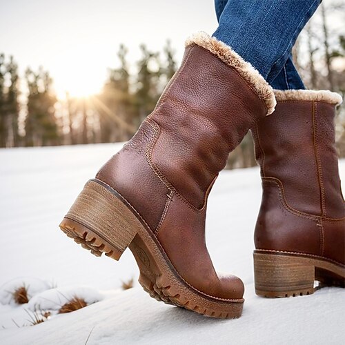 Damen Stiefel Bikerstiefel Cowboy Westernstiefel Schneestiefel Outdoor Blockabsatz Vintage Minimalismus Industrieller Stil Kunstleder Halbschuhe Feste Farbe Braun
Damen Stiefel Bikerstiefel Cowboy Westernstiefel Schneestiefel Outdoor Blockabsatz Vintage Minimalismus Industrieller Stil Kunstleder Halbschuhe Feste Farbe Braun