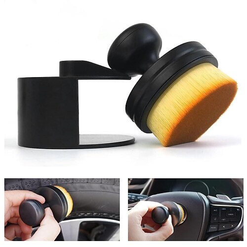 Brosse unique pour fond de teint, outil portable doux et rapide, outils de lavage de voiture, nettoyage de voiture, brosse de détail automobile, 2 pièces
Brosse unique pour fond de teint, outil portable doux et rapide, outils de lavage de voiture, nettoyage de voiture, brosse de détail automobile, 2 pièces