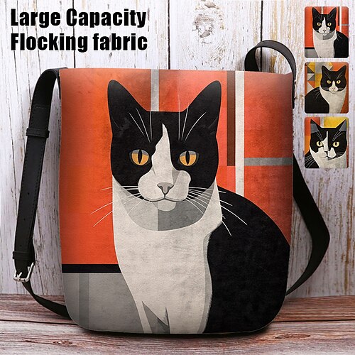 Mulheres Bolsa crossbody Bolsa de ombro Saco Fofo Poliéster Ao ar livre Diário Feriado Estampado Grande Capacidade Leve Durável Desenho Animado Gato Amarelo Vermelho Claro Laranja
Mulheres Bolsa crossbody Bolsa de ombro Saco Fofo Poliéster Ao ar livre Diário Feriado Estampado Grande Capacidade Leve Durável Desenho Animado Gato Amarelo Vermelho Claro Laranja