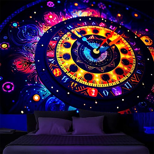 Schwarzlicht-Wandteppich, UV-reaktiv, leuchtet im Dunkeln, Zeitkompass, neblige Naturlandschaft, hängender Wandteppich, Wandkunst-Wandbild für Wohnzimmer, Schlafzimmer
Schwarzlicht-Wandteppich, UV-reaktiv, leuchtet im Dunkeln, Zeitkompass, neblige Naturlandschaft, hängender Wandteppich, Wandkunst-Wandbild für Wohnzimmer, Schlafzimmer