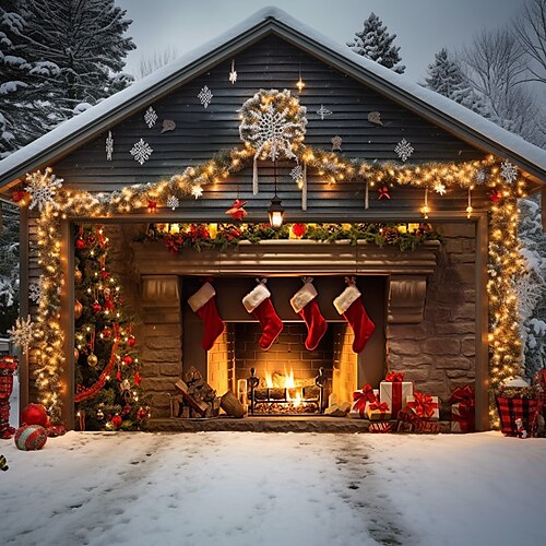 Weihnachten Outdoor Garagentor Abdeckung warmer Kamin Weihnachtstür Banner Party großes Türwandbild Weihnachtshintergrund Dekoration für Ferienhaus Wanddekorationen
Weihnachten Outdoor Garagentor Abdeckung warmer Kamin Weihnachtstür Banner Party großes Türwandbild Weihnachtshintergrund Dekoration für Ferienhaus Wanddekorationen