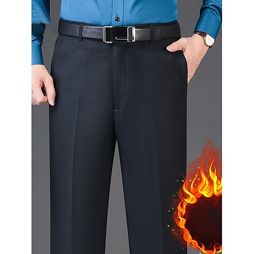 Homens Social Calças de lã Calças de inverno Calças Calças de Terno Bolsos Tecido Conforto Respirável Ao ar livre Diário Para Noite Moda Casual Preto Cinzento Escuro
Homens Social Calças de lã Calças de inverno Calças Calças de Terno Bolsos Tecido Conforto Respirável Ao ar livre Diário Para Noite Moda Casual Preto Cinzento Escuro