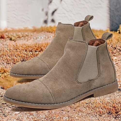 Homens Botas Botas Chelsea Retro Caminhada Vintage Clássico Diário Couro Ecológico Prova-de-Água Botas / Botins Com Cadarço Cor de areia Preto Cinzento Outono Inverno
Homens Botas Botas Chelsea Retro Caminhada Vintage Clássico Diário Couro Ecológico Prova-de-Água Botas / Botins Com Cadarço Cor de areia Preto Cinzento Outono Inverno