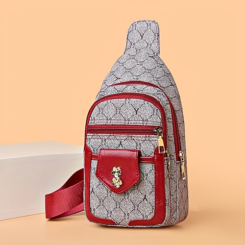 Damen Umhängetasche Brusttasche PU-Leder Täglich Reißverschluss Hohe Kapazität Multi-Carry Geometrisch Rot Braun
Damen Umhängetasche Brusttasche PU-Leder Täglich Reißverschluss Hohe Kapazität Multi-Carry Geometrisch Rot Braun