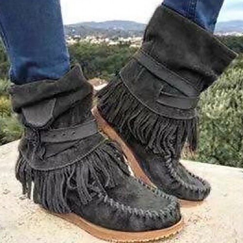 Mujer Botas Botas cowboy Botas holgadas Tallas Grandes Exterior Trabajo Diario Bordados Tacón Plano Dedo redondo Vacaciones Vintage Moda Ante Cuero Sintético Mocasín Color sólido Negro Azul Morado
Mujer Botas Botas cowboy Botas holgadas Tallas Grandes Exterior Trabajo Diario Bordados Tacón Plano Dedo redondo Vacaciones Vintage Moda Ante Cuero Sintético Mocasín Color sólido Negro Azul Morado