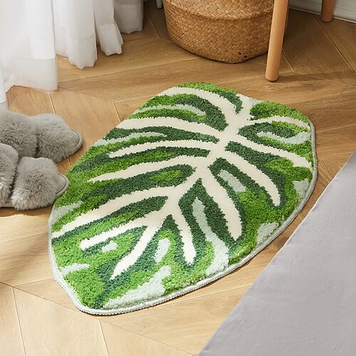 Nordic Plant Leaf Tufted Area Rug Carpet Bathroom Anti Skid Floor Mat Bathroom Living Room Bedroom Foot Mat
Nordic Plant Leaf Tufted Area Rug Carpet Bathroom Anti Skid Floor Mat Bathroom Living Room Bedroom Foot Mat