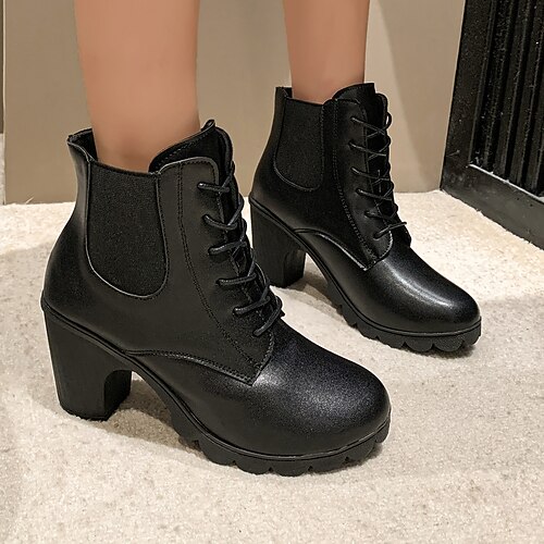 Mujer Botas Botines chelsea Tallas Grandes Botas de tacon Exterior Diario Color sólido Botines Botines Invierno Tacón Cuadrado Dedo redondo Elegante Vintage Sensual Cuero Sintético Cordones Banda
Mujer Botas Botines chelsea Tallas Grandes Botas de tacon Exterior Diario Color sólido Botines Botines Invierno Tacón Cuadrado Dedo redondo Elegante Vintage Sensual Cuero Sintético Cordones Banda