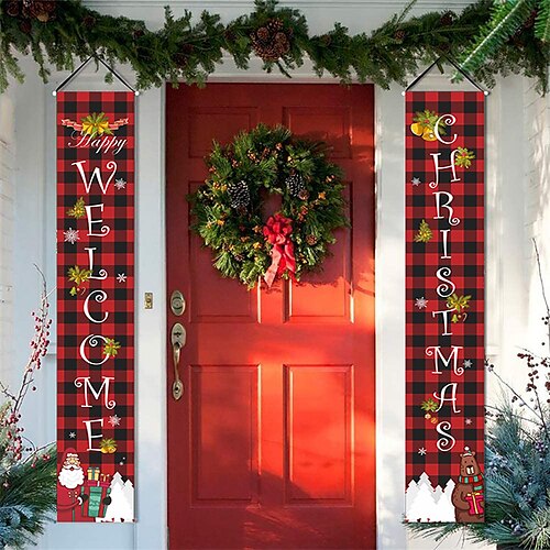 1 pieza, cortina de puerta festiva de Papá Noel, perfecta para decoración navideña y alegría navideña.
1 pieza, cortina de puerta festiva de Papá Noel, perfecta para decoración navideña y alegría navideña.