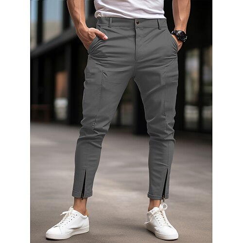 Hombre Pantalones Chinos Pantalones casuales Botón Bolsillo Plano Comodidad Transpirable Exterior Diario Noche Mezcla de Algodón Moda Casual Negro Blanco
Hombre Pantalones Chinos Pantalones casuales Botón Bolsillo Plano Comodidad Transpirable Exterior Diario Noche Mezcla de Algodón Moda Casual Negro Blanco