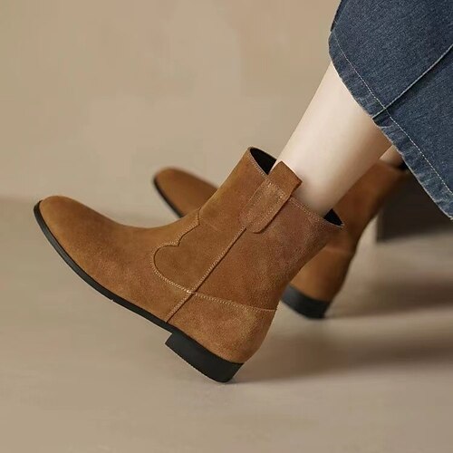 Damen Stiefel Übergrössen Täglich Stiefeletten Stiefeletten Blockabsatz Spitze Zehe Vintage Kunst-Veloursleder Halbschuhe Feste Farbe Braun Khaki
Damen Stiefel Übergrössen Täglich Stiefeletten Stiefeletten Blockabsatz Spitze Zehe Vintage Kunst-Veloursleder Halbschuhe Feste Farbe Braun Khaki