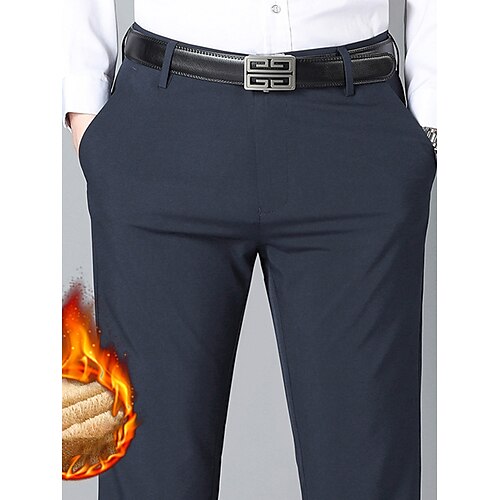 Hombre Sherpa pantalones de traje Pantalones de invierno Pantalones Pantalones de traje Bolsillo Plano Comodidad Transpirable Exterior Diario Noche Moda Casual Negro Azul Oscuro
Hombre Sherpa pantalones de traje Pantalones de invierno Pantalones Pantalones de traje Bolsillo Plano Comodidad Transpirable Exterior Diario Noche Moda Casual Negro Azul Oscuro
