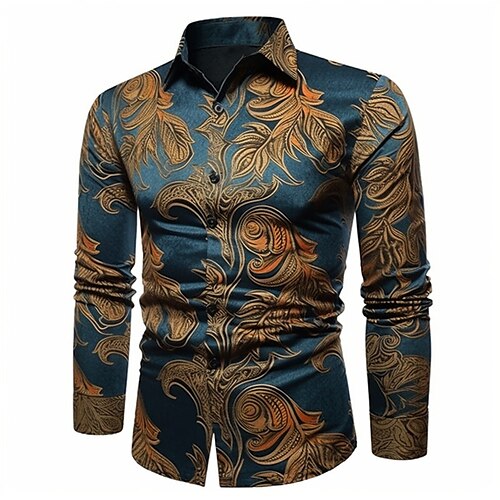 Estampado Cashemere Vintage Homens Camisa Social Roupa Diária Para Noite Outono inverno Aberto para a Lateral Manga Longa Azul Marinha, Azul, Azul Escuro S, M, L Tecido elástico de 4 vias Camisa
Estampado Cashemere Vintage Homens Camisa Social Roupa Diária Para Noite Outono inverno Aberto para a Lateral Manga Longa Azul Marinha, Azul, Azul Escuro S, M, L Tecido elástico de 4 vias Camisa