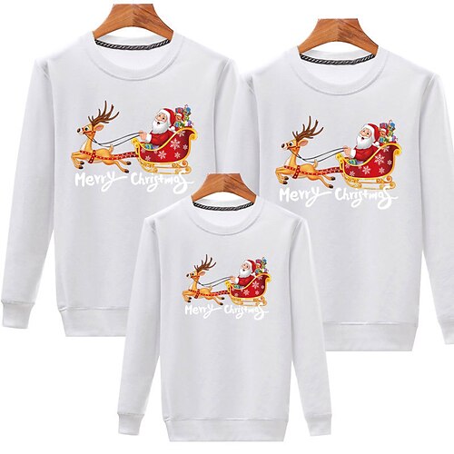Family Christmas Sweatshirt Graphic Leaf Sport Print Wine Red Plus velvet red Plus velvet yellow Adorable Matching Outfits
Family Christmas Sweatshirt Graphic Leaf Sport Print Wine Red Plus velvet red Plus velvet yellow Adorable Matching Outfits