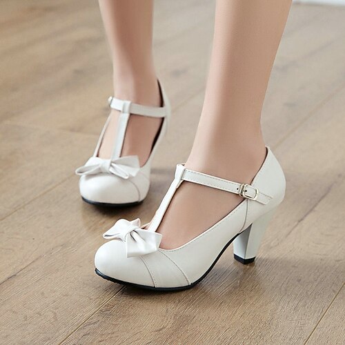 Damen Absätze Abendschuhe Mary Jane Lolita Hochzeit Party B¨¹ro Schleife Konischer Absatz Runde Zehe Elegant Modisch Kuschelig Kunstleder T-Riemen Schwarz Weiß Rosa
Damen Absätze Abendschuhe Mary Jane Lolita Hochzeit Party B¨¹ro Schleife Konischer Absatz Runde Zehe Elegant Modisch Kuschelig Kunstleder T-Riemen Schwarz Weiß Rosa