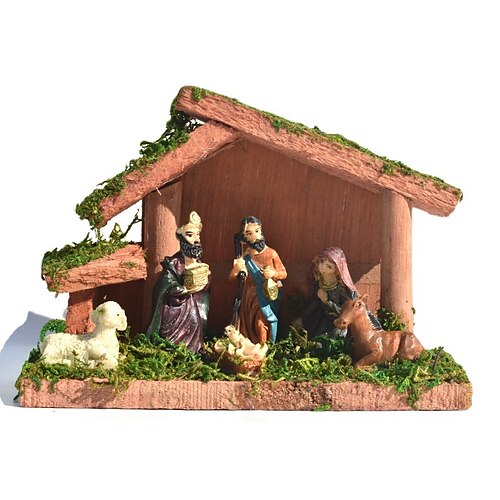 Estátua de presépio requintado decorativo estatueta de presépio de natal atraente decoração de casa presente de natal
Estátua de presépio requintado decorativo estatueta de presépio de natal atraente decoração de casa presente de natal