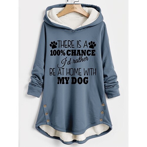 Femme Sweat à capuche Sweat Sherpa Doublé en Polaire Lettre Chaud Flou Bouton Imprimer Gris foncé Bleu Gris Casual Des sports Sweat à capuche manche longue haut Micro-élastique Automne hiver
Femme Sweat à capuche Sweat Sherpa Doublé en Polaire Lettre Chaud Flou Bouton Imprimer Gris foncé Bleu Gris Casual Des sports Sweat à capuche manche longue haut Micro-élastique Automne hiver