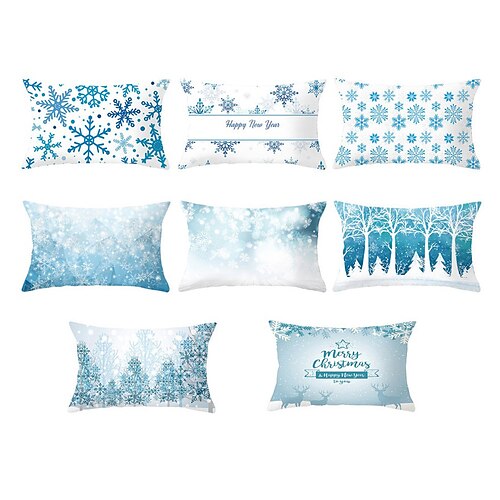 Christmas Lumbar Pillow Xmas Decorative Toss Pillows Cover 1PC Soft Cushion Case Pillowcase for Bedroom Livingroom Sofa Couch Chair
Christmas Lumbar Pillow Xmas Decorative Toss Pillows Cover 1PC Soft Cushion Case Pillowcase for Bedroom Livingroom Sofa Couch Chair