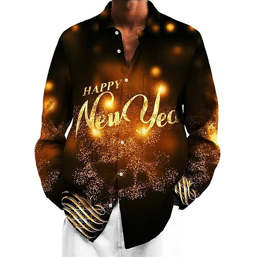 Lettre Décontractées Homme Chemise Usage quotidien Sortie Automne hiver Col rabattu manche longue Noir, Jaune S, M, L Tissu extensible dans les 4 sens Chemise Nouvel an
Lettre Décontractées Homme Chemise Usage quotidien Sortie Automne hiver Col rabattu manche longue Noir, Jaune S, M, L Tissu extensible dans les 4 sens Chemise Nouvel an