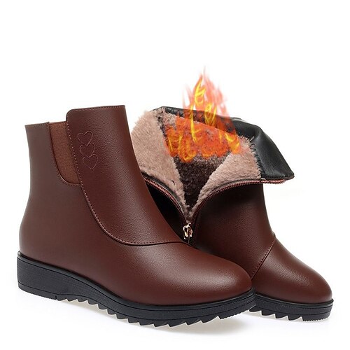 Femme Bottes Bottes de neige Bottes d'hiver Extérieur du quotidien Doublé en Polaire Bottines Bottines Lacet Talon Plat Bout rond Sportif Décontractées Confort Daim Fermeture Couleur unie Noir Marron
Femme Bottes Bottes de neige Bottes d'hiver Extérieur du quotidien Doublé en Polaire Bottines Bottines Lacet Talon Plat Bout rond Sportif Décontractées Confort Daim Fermeture Couleur unie Noir Marron