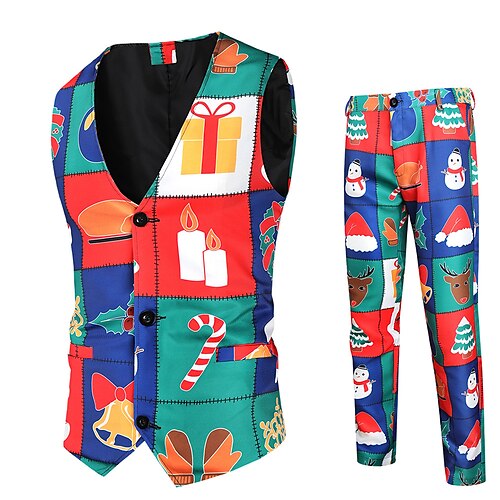 Weihnachtsmann Austattungen Partykostüm Weihnachtsanzüge Herren Anzüge Weihnachten Weihnachten Heiligabend Erwachsene Party Weihnachten Polyester Weste Hosen
Weihnachtsmann Austattungen Partykostüm Weihnachtsanzüge Herren Anzüge Weihnachten Weihnachten Heiligabend Erwachsene Party Weihnachten Polyester Weste Hosen
