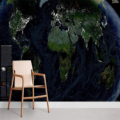 Kartentapete, Nachterde, Wandverkleidung, Aufkleber, abziehen und aufkleben, entfernbares PVC/Vinyl-Material, selbstklebend/Klebstoff erforderlich, Wanddekoration für Wohnzimmer, Küche, Badezimmer
Kartentapete, Nachterde, Wandverkleidung, Aufkleber, abziehen und aufkleben, entfernbares PVC/Vinyl-Material, selbstklebend/Klebstoff erforderlich, Wanddekoration für Wohnzimmer, Küche, Badezimmer