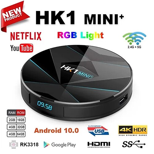 Android 10 hk1max mini smart tv box 2.4g/5g wifi rk3318 quad core bt 4.0 ram 2gb 4gb16g /32g 64g google media player controle de voz youtube set top box suporte ip tv
Android 10 hk1max mini smart tv box 2.4g/5g wifi rk3318 quad core bt 4.0 ram 2gb 4gb16g /32g 64g google media player controle de voz youtube set top box suporte ip tv