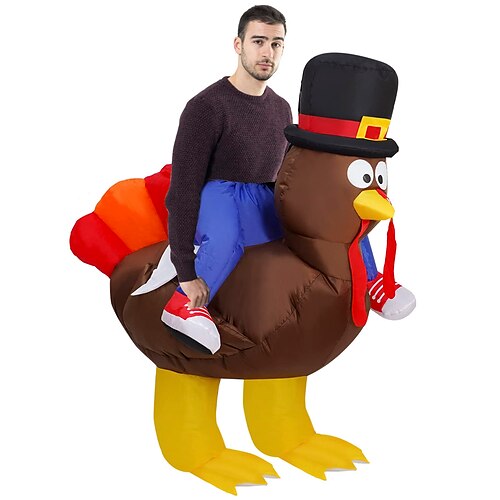 Thanksgiving Inflatable Costumes,Inflatable Turkey Costume - Thanksgiving Party Funny Turkey Suits Blow up
Thanksgiving Inflatable Costumes,Inflatable Turkey Costume - Thanksgiving Party Funny Turkey Suits Blow up