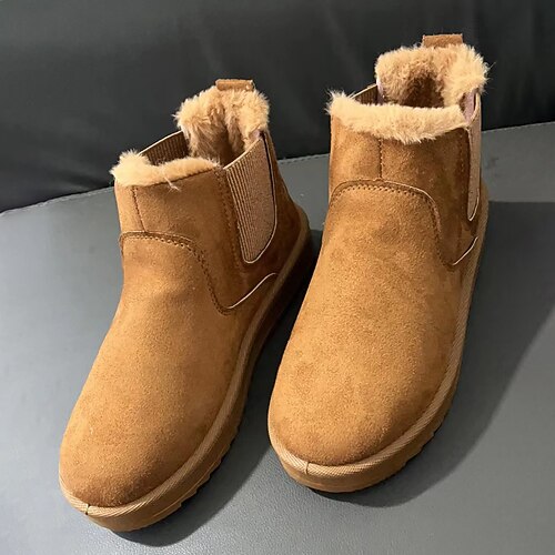 Femme Bottes Bottines Chelsea Bottes de neige Grandes Tailles Extérieur Travail du quotidien Couleur unie Doublé en Polaire Bottines Bottines Hiver Talon Plat Rétro Vintage Mode Décontractées Faux
Femme Bottes Bottines Chelsea Bottes de neige Grandes Tailles Extérieur Travail du quotidien Couleur unie Doublé en Polaire Bottines Bottines Hiver Talon Plat Rétro Vintage Mode Décontractées Faux
