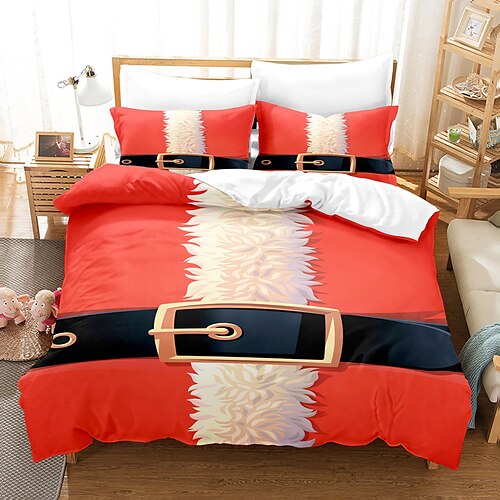 Natal natal papai noel conjunto de cama conjunto de capa de edredão, 3 peças capa de edredom com fecho de zíper macio microfibra festival presentes de cama decoração de natal para casa
Natal natal papai noel conjunto de cama conjunto de capa de edredão, 3 peças capa de edredom com fecho de zíper macio microfibra festival presentes de cama decoração de natal para casa