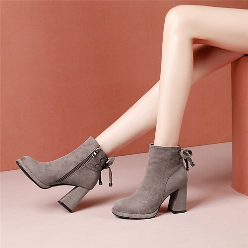 Mulheres Botas Botas de salto Ao ar livre Diário Botas Botas Tornozelo Salto Robusto Ponta Redonda Vintage Elegante Sensual Camursa Sintética zíper Côr Sólida Preto Cáqui
Mulheres Botas Botas de salto Ao ar livre Diário Botas Botas Tornozelo Salto Robusto Ponta Redonda Vintage Elegante Sensual Camursa Sintética zíper Côr Sólida Preto Cáqui