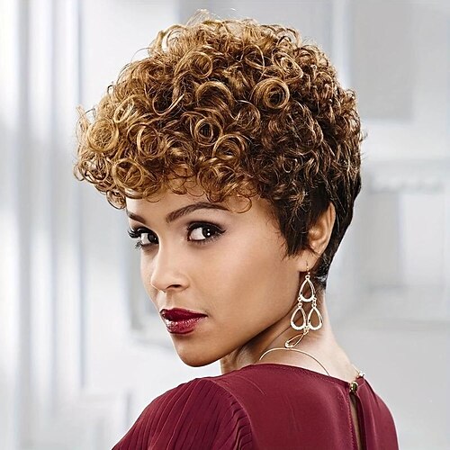 Pelucas rizadas afro marrones de corte corto pelucas rizadas rizadas de fibra sintética pelucas de pelo rizado de aspecto natural para mujeres
Pelucas rizadas afro marrones de corte corto pelucas rizadas rizadas de fibra sintética pelucas de pelo rizado de aspecto natural para mujeres
