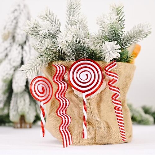 Fournitures décoratives de noël, 4 pièces, pendentif bonbons créatifs, décoration d'arbre de noël
Fournitures décoratives de noël, 4 pièces, pendentif bonbons créatifs, décoration d'arbre de noël