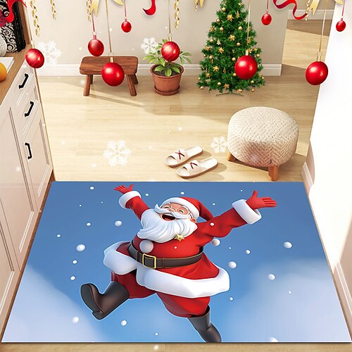 Cartoon Christmas Decorative Carpet Christmas Holiday Printing Entrance Mat Water Absorbing and Non slip Entrance Mat
Cartoon Christmas Decorative Carpet Christmas Holiday Printing Entrance Mat Water Absorbing and Non slip Entrance Mat