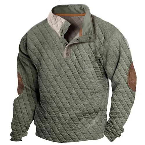 Homens Moletom Verde Henley Bloco de cor Desportos e Ar livre Diário Feriado Vintage Básico Casual Primavera Outono Roupa Moletons Moletons
Homens Moletom Verde Henley Bloco de cor Desportos e Ar livre Diário Feriado Vintage Básico Casual Primavera Outono Roupa Moletons Moletons