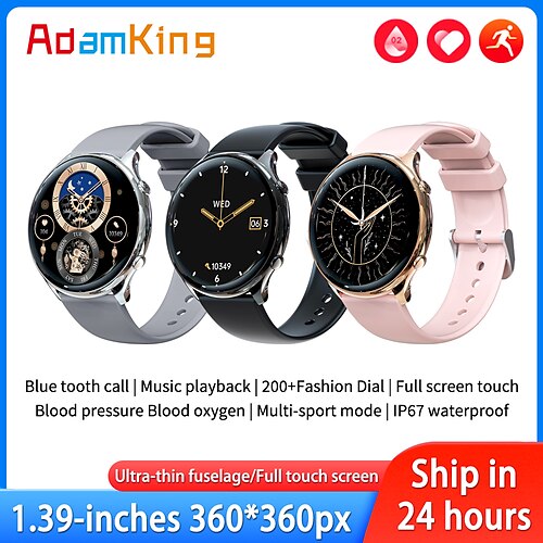 696 TYG37 Reloj inteligente 1.39 pulgada Smartwatch Reloj elegante Bluetooth Podómetro Recordatorio de Llamadas Seguimiento del Sueño Compatible con Android iOS Mujer Hombre Llamadas con Manos Libres
696 TYG37 Reloj inteligente 1.39 pulgada Smartwatch Reloj elegante Bluetooth Podómetro Recordatorio de Llamadas Seguimiento del Sueño Compatible con Android iOS Mujer Hombre Llamadas con Manos Libres