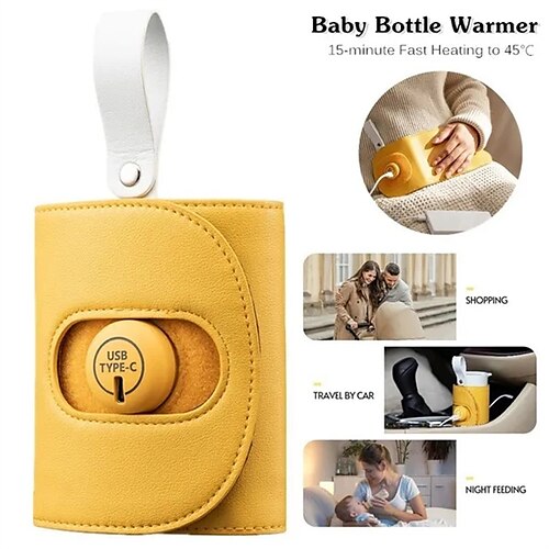 Calentador de biberones portátil, multifuncional, calentamiento rápido, calentamiento de temperatura constante, ajuste del calentador de manos, cambio USB, funda calefactora para biberones de leche
Calentador de biberones portátil, multifuncional, calentamiento rápido, calentamiento de temperatura constante, ajuste del calentador de manos, cambio USB, funda calefactora para biberones de leche