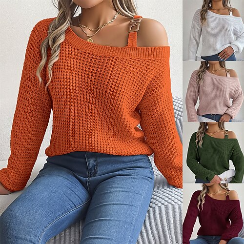 Mujer Suéter de punto Escote en Pico Waffle Tejer Acrílico De Punto Otoño Invierno Regular Exterior Diario Noche Moda Ropa de calle Casual Manga Larga Color sólido Rojo tinto Blanco Rosa S M L
Mujer Suéter de punto Escote en Pico Waffle Tejer Acrílico De Punto Otoño Invierno Regular Exterior Diario Noche Moda Ropa de calle Casual Manga Larga Color sólido Rojo tinto Blanco Rosa S M L