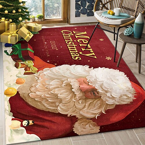 Weihnachtsteppich, Fußmatte, roter Teppich, Weihnachten, Weihnachtsmann, moderner Teppich, Küchenteppich, waschbarer Teppich, rutschfester marokkanischer Teppich, Urlaubsdekoration, geometrischer
Weihnachtsteppich, Fußmatte, roter Teppich, Weihnachten, Weihnachtsmann, moderner Teppich, Küchenteppich, waschbarer Teppich, rutschfester marokkanischer Teppich, Urlaubsdekoration, geometrischer