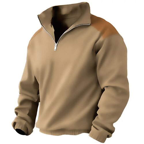 Hombre Sudadera Sudadera con un cuarto de cremallera Caqui Cuello Mao Bloque de color Retazos Deporte Diario Festivos Ropa de calle Básico Casual Primavera Otoño Ropa Sudaderas con capucha Sudaderas
Hombre Sudadera Sudadera con un cuarto de cremallera Caqui Cuello Mao Bloque de color Retazos Deporte Diario Festivos Ropa de calle Básico Casual Primavera Otoño Ropa Sudaderas con capucha Sudaderas