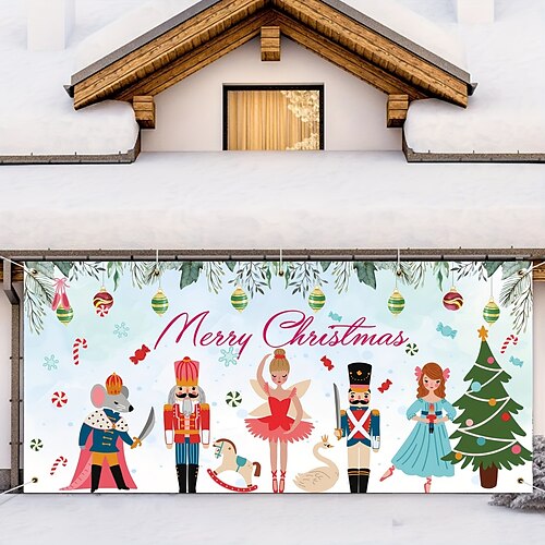 Cascanueces de Navidad cubierta de puerta de garaje al aire libre pancarta de puerta de Navidad mural de puerta grande decoración de fondo de Navidad para decoraciones de pared de casa de vacaciones
Cascanueces de Navidad cubierta de puerta de garaje al aire libre pancarta de puerta de Navidad mural de puerta grande decoración de fondo de Navidad para decoraciones de pared de casa de vacaciones