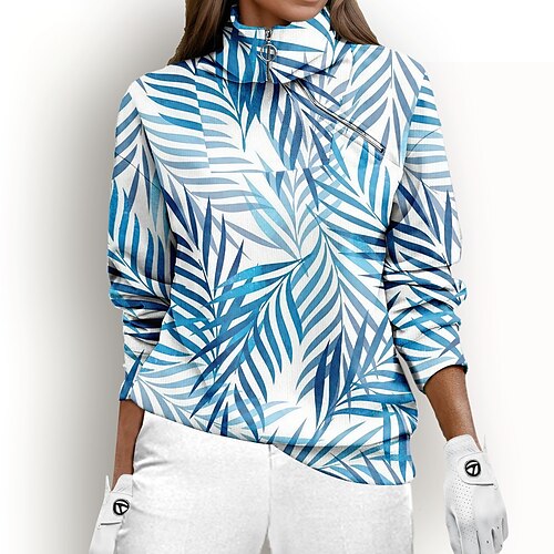 Women's Golf Hoodie Golf Pullover Golf Sweatshirt Thermal Warm Breathable Moisture Wicking Long Sleeve Golf Outerwear Top Regular Fit 1/4 Zip Stand Collar Printed Spring Autumn Tennis Golf Pickleball
Women's Golf Hoodie Golf Pullover Golf Sweatshirt Thermal Warm Breathable Moisture Wicking Long Sleeve Golf Outerwear Top Regular Fit 1/4 Zip Stand Collar Printed Spring Autumn Tennis Golf Pickleball