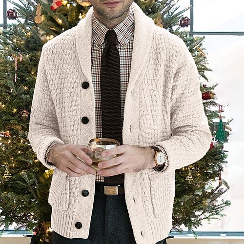Homme Pull Chandail Gilet Cardigan Pull d'automne A côtes Tricoter Poche Tricoté Plein Revers Guêtres Moderne contemporain Casual Usage quotidien Vêtement Tenue Automne hiver Noir Beige S M L
Homme Pull Chandail Gilet Cardigan Pull d'automne A côtes Tricoter Poche Tricoté Plein Revers Guêtres Moderne contemporain Casual Usage quotidien Vêtement Tenue Automne hiver Noir Beige S M L